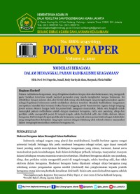 Image of Moderasi Beragama dalam menangkal paham radikalisme keagamaan