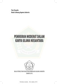 Image of Pemikiran Moderat Dalam Karya Ulama Nusantara