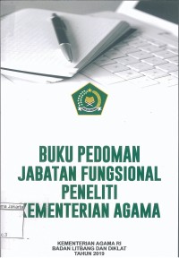 Image of Buku Pedoman Jabatan Fungsional Peneliti Kementrian Agama