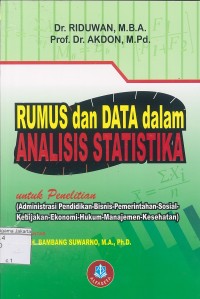 Image of Rumus dan Data Dalam Analisis Statiska