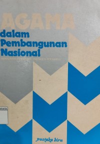 Image of Agama dalam Pembangunan Nasional