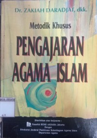 Image of Metodik Khusus Pengajaran Agama Islam