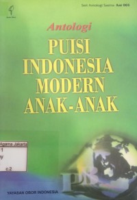 Image of Antologi Puisi Indonesia Modern Anak-Anak