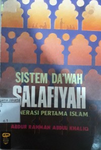 Image of Sistem Da'wah Salafiah Generasi Pertama Islam