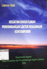 Image of Kegiatan Diskusi Ilmiah Perkembangan Lektur Keagamaan Kontemporer