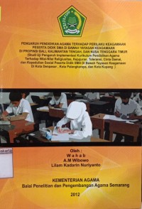 Image of Pengaruh Pendidikan Agama