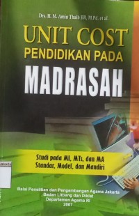 Image of Unit Cost Pendidikan pada Madrasah