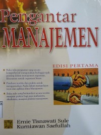 Image of Pengantar Manajemen: Edisi Pertama