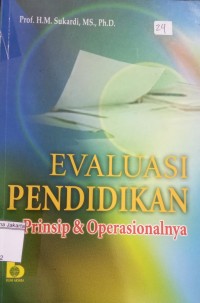 Image of Evaluasi Pendidikan Prinsip & Operasionalnya
