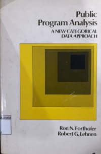 Image of Public Program Analysis: A New Categorical Data Approach