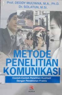 Image of Metode Penelitian Komunikasi