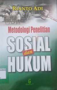 Image of Metodologi Penelitian Sosial dan Hukum