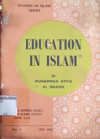 Image of Studies In Islam Series Education In Islam