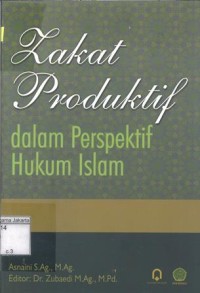 Image of Zakat Produktif Dalam Perspektif Hukum Islam