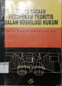 Image of Bahan Bacaan Perspektif Teoritis dalam Sosiologi Hukum