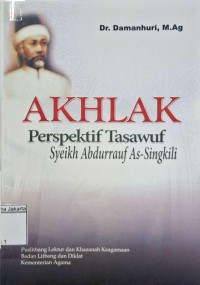 Image of Akhlak perspektif tasawuf Syeikh Abdurrauf As-Singkili
