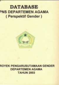Image of Database PNS Departemen Agama (Perspektif Gender)