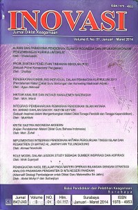 Image of Inovasi: Jurnal Diklat Keagamaan, Vol. 8, No. 1 (2014), Januari-Maret 2014
