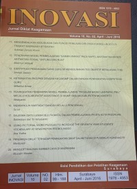 Image of Inovasi : jurnal diklat keagamaan Volume 10, No. 2 (2016) , April- Juni 2016