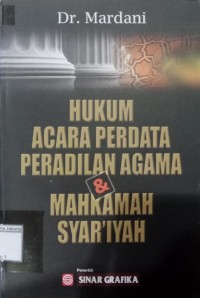 Image of Hukum Acara Perdata Peradilan Agama di Indonesia