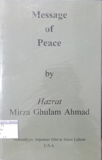 Image of Message of Peace