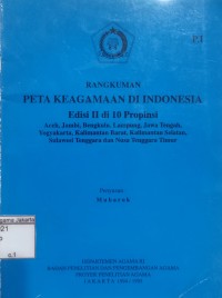 Image of Rangkuman Peta Keagamaan di Indonesia