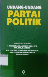 Image of Undang-Undang Partai Politik